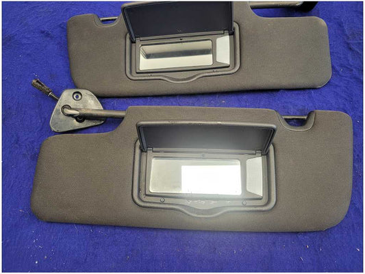 2011-2014 Ford Mustang GT Coupe Front Sunvisors Shade Mirror Visor Homelink 2754
