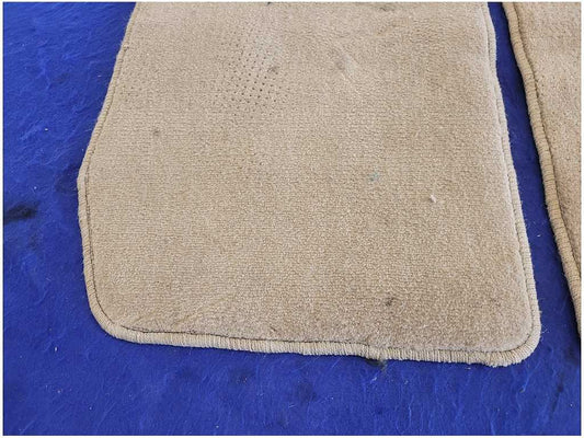 1999-2004 Ford Mustang GT Convertible Pair Front Floor Mats Tan Carpet 2690