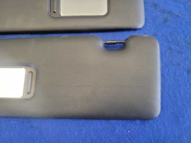 2001-2006 BMW M3 E46 Convertible Pair Sun Visors Shade Mirror Black1981 - The Parts Farm