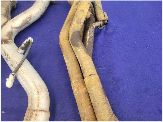 1999-2004 Ford Mustang GT 4.6L Hedman Headers Long Tube Exhaust Dent Rust*Read*