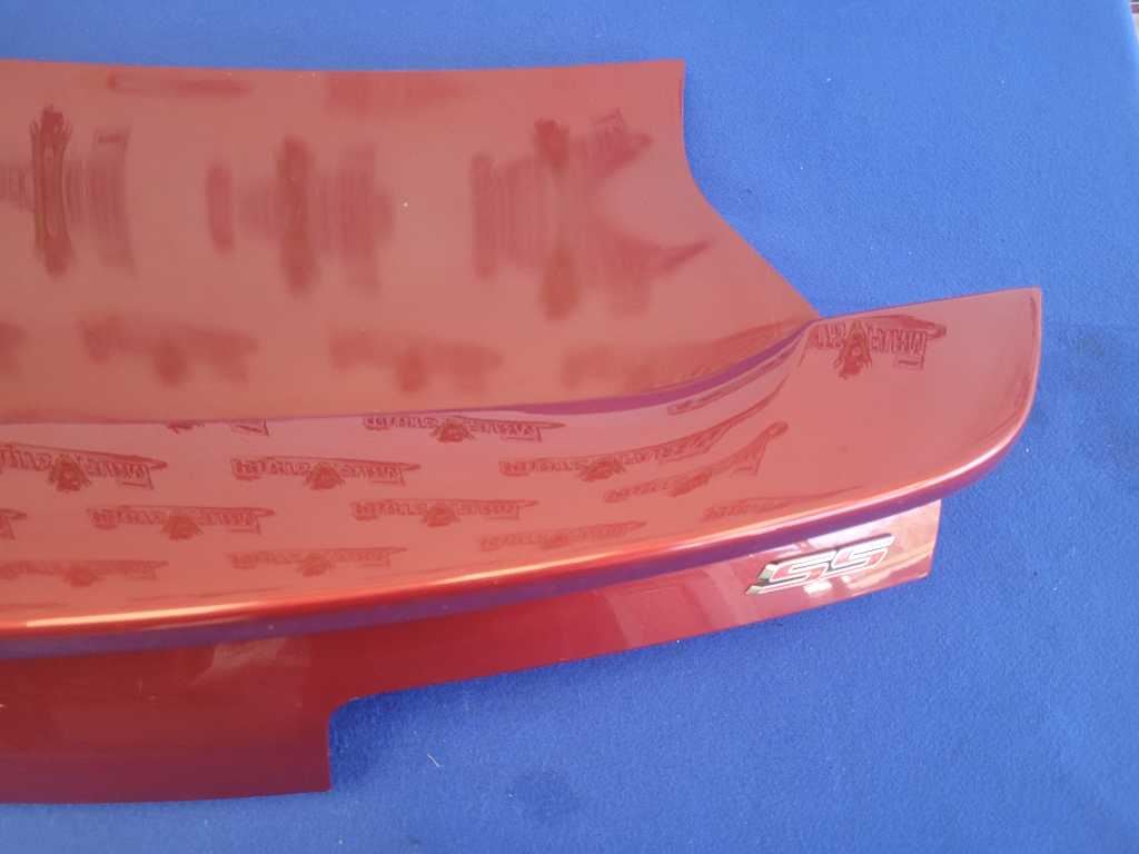 2014-2015 Chevrolet Camaro SS Coupe Rear Deck Lid Spoiler D80 Paint Maroon 2592 - The Parts Farm