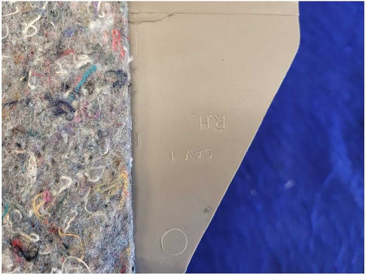 1999-2004 Ford Mustang GT Passenger Lower Kick Trim Cover Panel Tan 2690