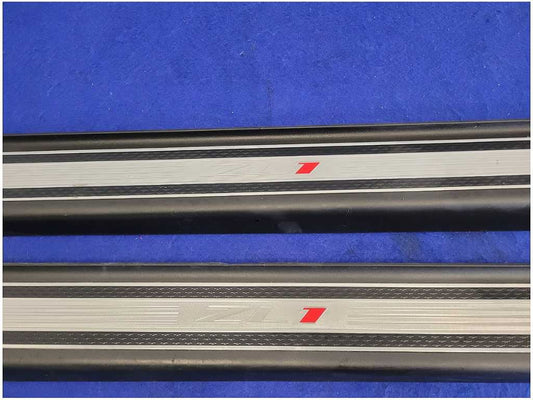 2010-2015 Chevrolet Camaro ZL1 6.2L Pair Door Sill Plates Scuff Lower 2775