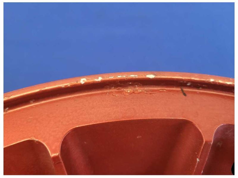 1987-1993 Ford Mustang GT 5.0L Turbine Wheel 15x7 Spoke Paint Red 2299 - The Parts Farm