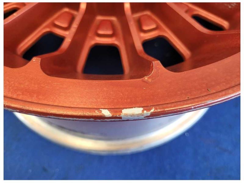 1987-1993 Ford Mustang GT 5.0L Turbine Wheel 15x7 Spoke Paint Red 2299 - The Parts Farm