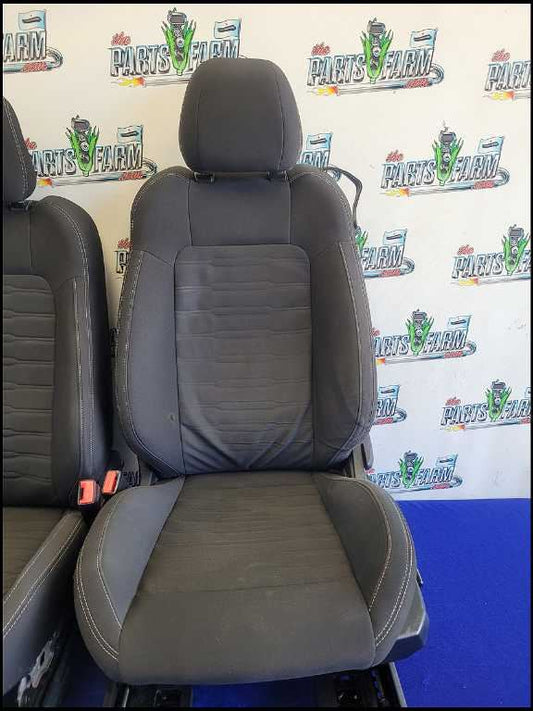 2015-2017 Ford Mustang GT S550 Set Cloth Coupe Seats Bucket Good Bags 2694