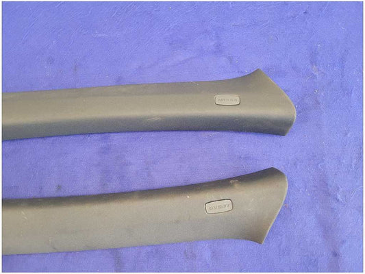 2011-2014 Porsche Cayenne 3.0L Diesel Pair A Pillar Trim Cover Black 2465