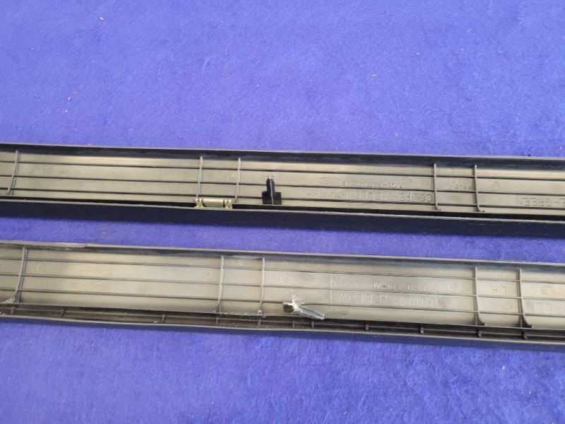 1994-1998 Ford Mustang GT 5.0 Convertible Pair Door Sill Scuff Plates Black 2406 - The Parts Farm