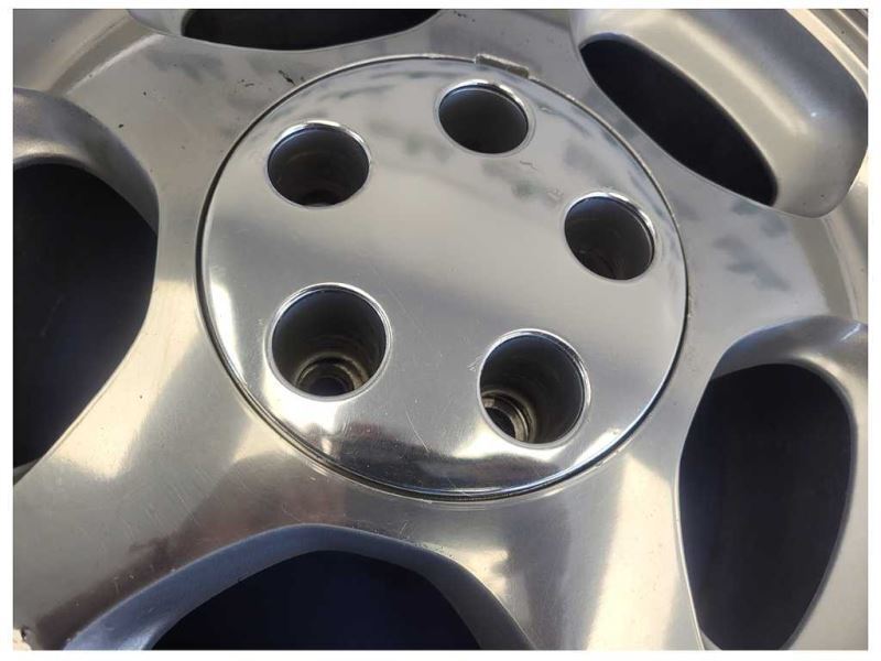 1994-1995 Ford Mustang Cobra Wheel 17x8 Polished *Scuffs Burn* OEM 2526 - The Parts Farm