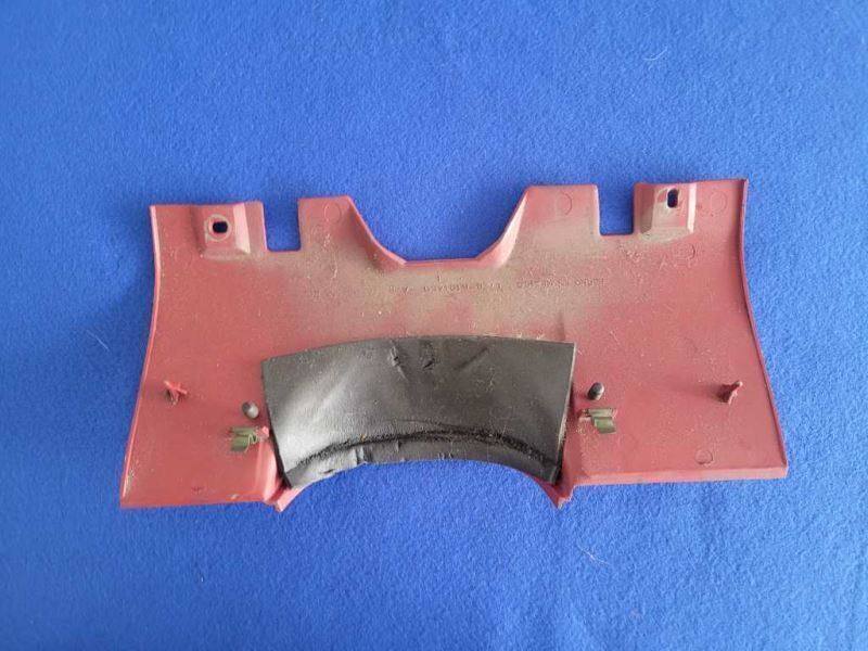 1987-1989 Ford Mustang GT LX Steering Column Cover Lower Knee Red 2298 - The Parts Farm