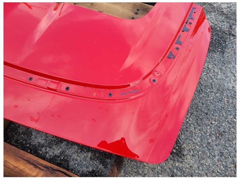 2016-2023 Chevrolet Camaro SS LT1 6.2L Rear Tonneau Cover Convertible Red 1213 - The Parts Farm
