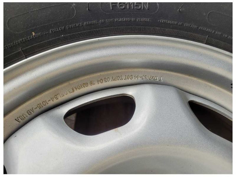2015-2020 Ford F150 Pickup Truck Wheel 17x7.5 Steel 8 Holes Painted Spare 2358 - The Parts Farm