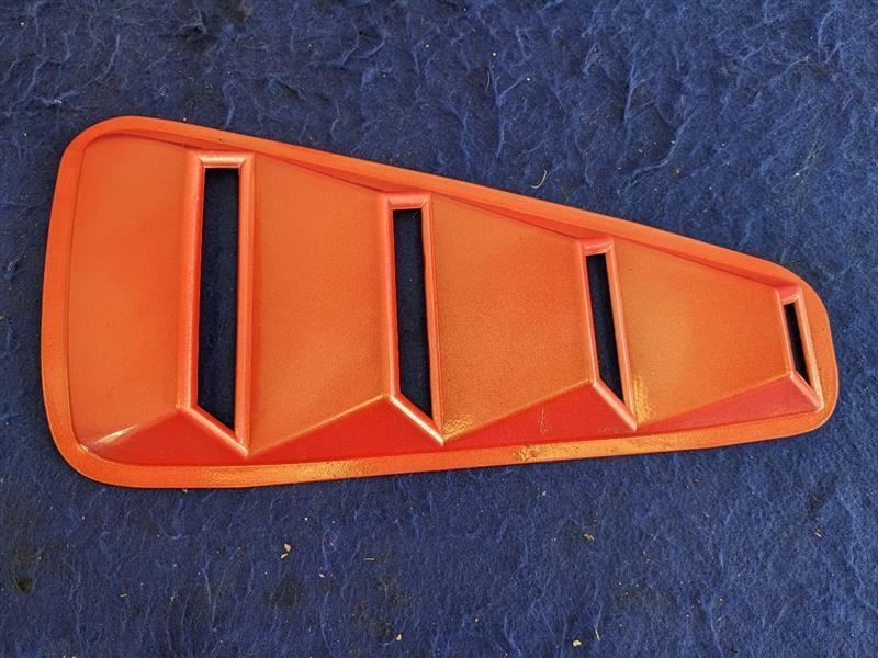 2010-2014 Ford Mustang GT Pair Side Quarter Window Louvers Need Paint 2330 - The Parts Farm