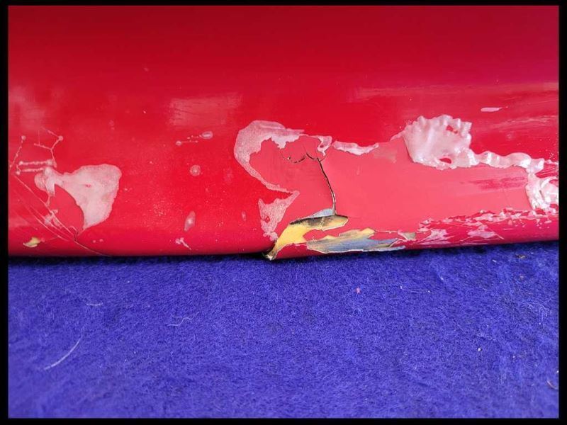 1987-1993 Ford Mustang GT 5.0L Rear Back Bumper Cover Paint Scuffs Scratches - The Parts Farm