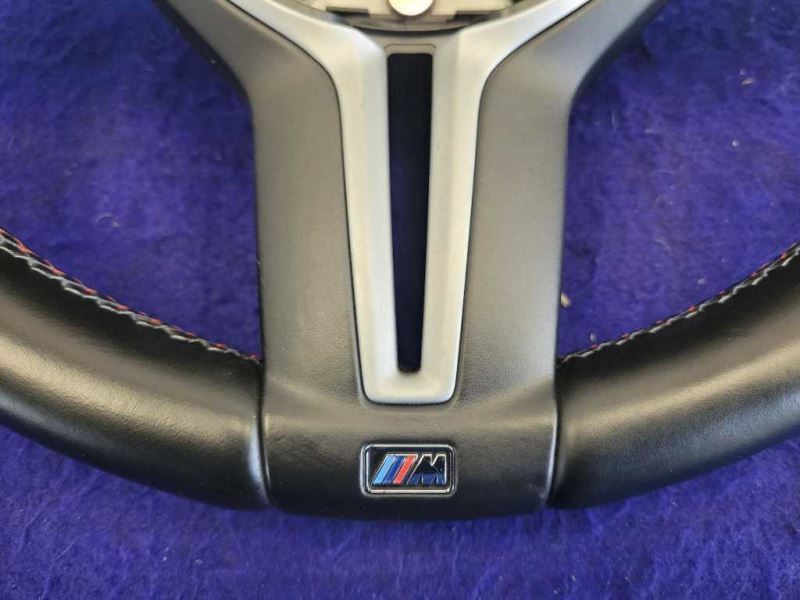 2015-2020 BMW M4 F82 F83 Sport Steering Wheel Driver Dash Leather Black - The Parts Farm