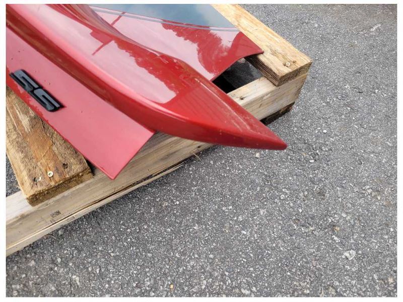 2014-2015 Chevrolet Camaro SS Convertible Back Decklid Spoiler Paint Maroon 2320 - The Parts Farm