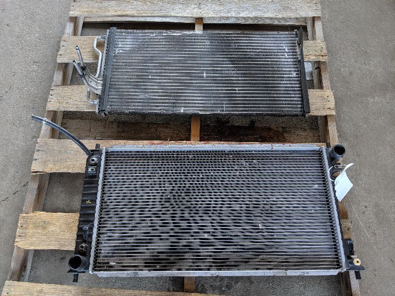 2000-2004 Ford F150 Harley Davidson Pickup Truck Radiator Condenser Cooling AC - The Parts Farm