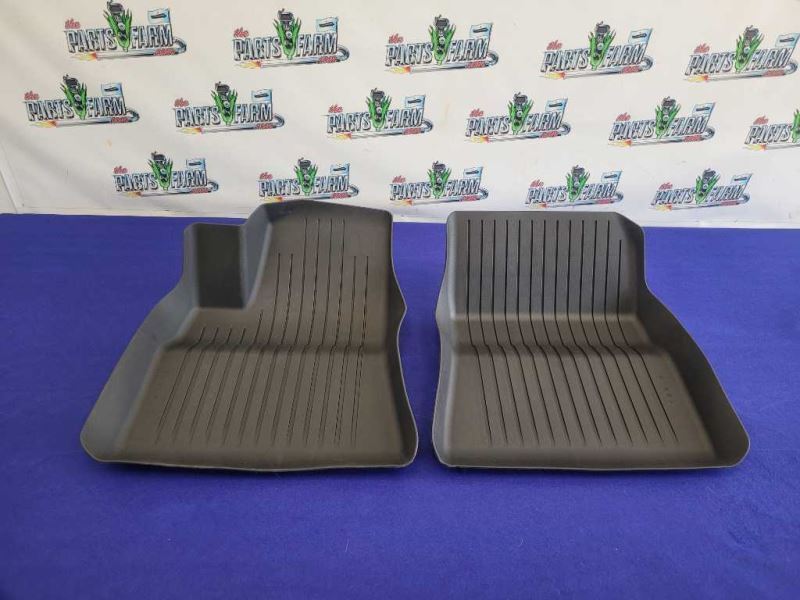 2017-2021 Tesla Model 3 Front Floor Mats Rubber Cover Black - The Parts Farm