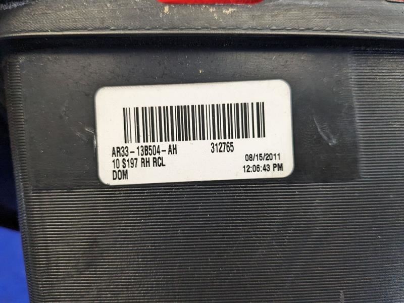 2010-2012 Ford Mustang GT Passenger Right RH Taillight Lamp Brake Lens Red 2307 - The Parts Farm