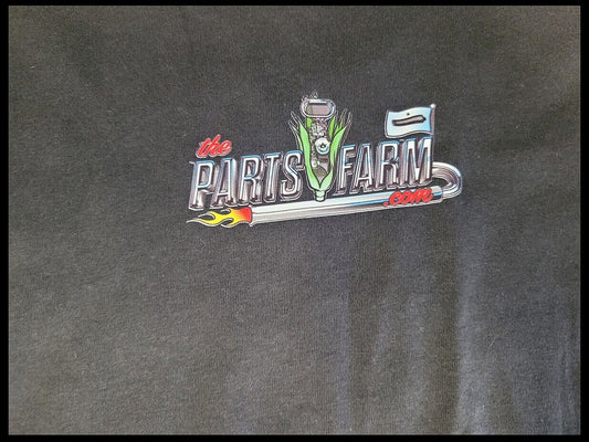 HOT!! 2022 Parts Farm Merch Logo Unisex T-Shirt Size Large in Swag Black Shirt