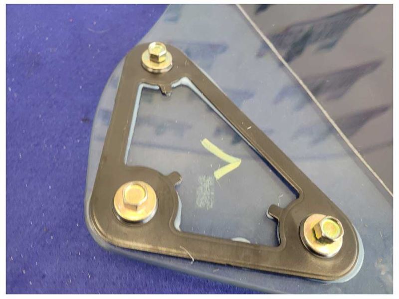 1994-1998 Ford Mustang GT 5.0L Convertible Driver Rear Quarter Window Glass 2406 - The Parts Farm