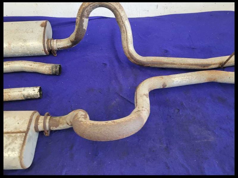 1987-1993 Ford Mustang GT 5.0L Dynomax Exhaust Muffler Pipe Tip Damage - The Parts Farm