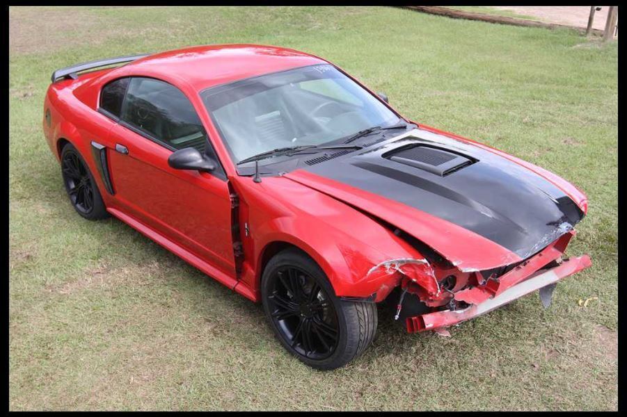 1999-2004 Ford Mustang GT Mach 1 Driver Passenger Taillights Lights Lamp Brake - The Parts Farm