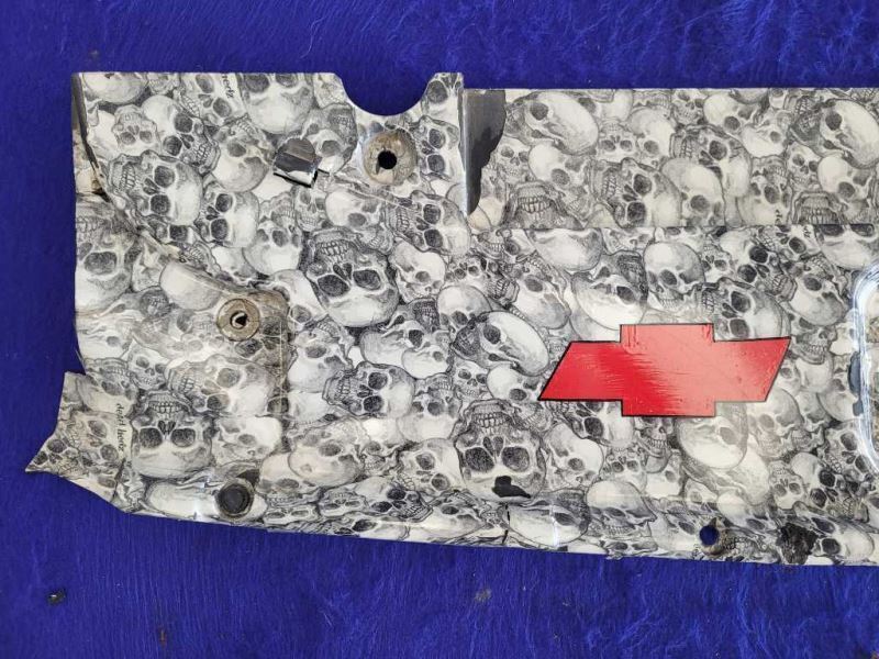 2015-2021 Ford Mustang GT S550 Radiator Shield Custom Engine Cover CHEVY KILLER - The Parts Farm