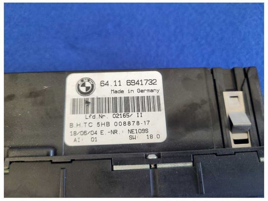 2001-2006 BMW M3 E46 M/T Coupe Front AC Controls HVAC Switch Dash 2445