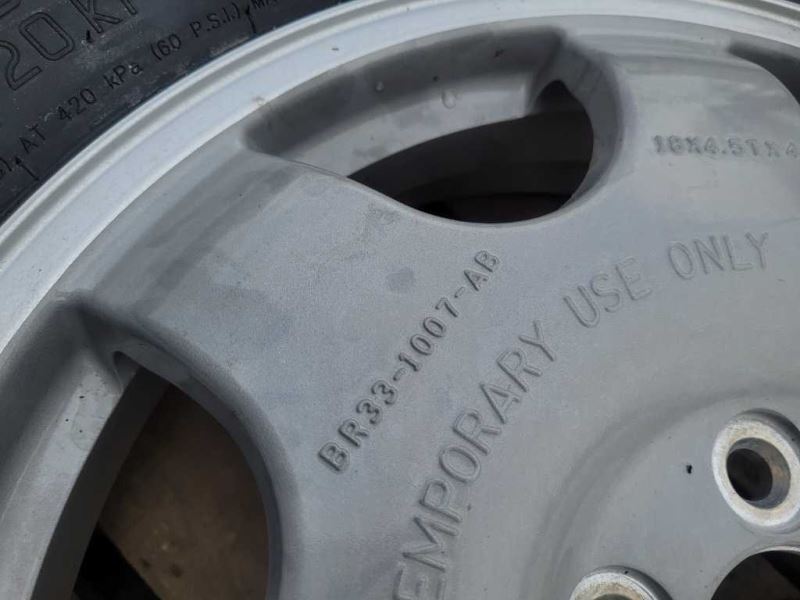 2011-2014 Ford Mustang GT Wheel 18" Aluminum Compact Spare Tim Rim 2425 - The Parts Farm