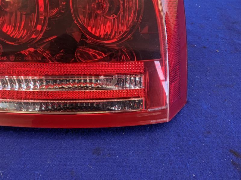 2006-2008 Dodge Charger SRT8 6.1L Passenger Right RH Taillight Lamp Lens Red - The Parts Farm