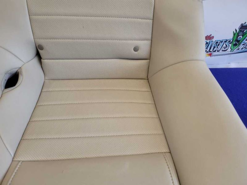 2011-2014 Ford Mustang GT Rear Back Top Bottom Beige Leather Coupe Seats 2352 - The Parts Farm