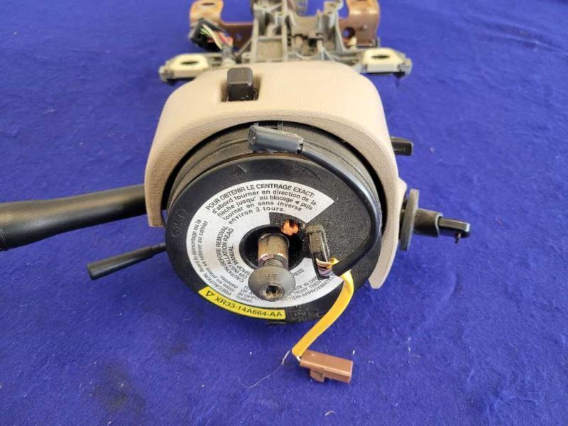 1999-2004 Ford Mustang Cobra SVT DOHC Steering Column Tan Trim Ring Bezel 2386 - The Parts Farm