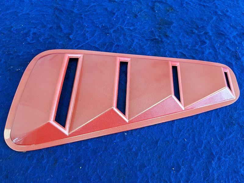 2010-2014 Ford Mustang GT Pair Side Quarter Window Louvers Need Paint 2330 - The Parts Farm