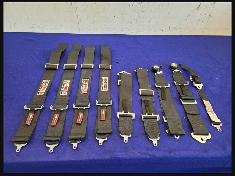 1994-2004 Ford Mustang Cobra SVT GT G Force Seat Belts Harness Safety - The Parts Farm