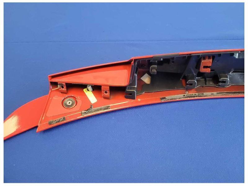 2024 Ford Mustang GT S650 Red Spoiler Rear Deck Wing Paint M42 - The Parts Farm