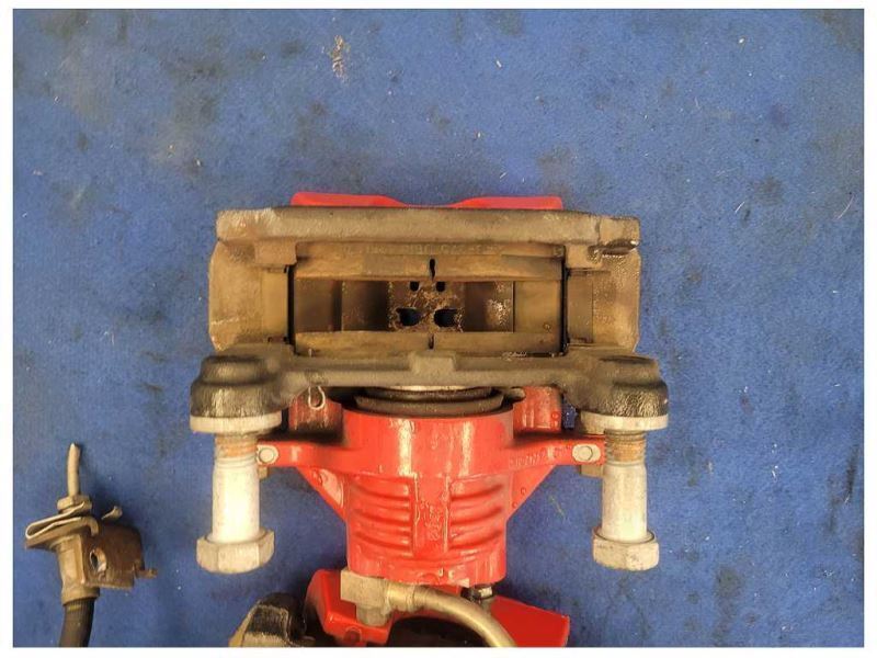 2001-2004 Chevrolet Corvette Z06 FRC C5 Calipers Rear Back Brakes Red 2066 - The Parts Farm