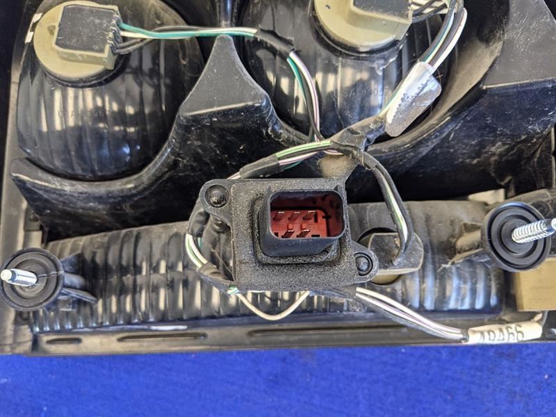 2006-2008 Dodge Charger SRT8 6.1L Driver Left LH Taillight Lamp Lens Red - The Parts Farm