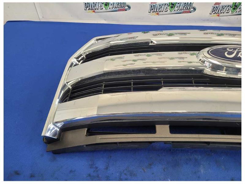 2015-2017 Ford F150 4x4 Pickup Truck Front Grille Center 3 Chrome Grill 2444 - The Parts Farm