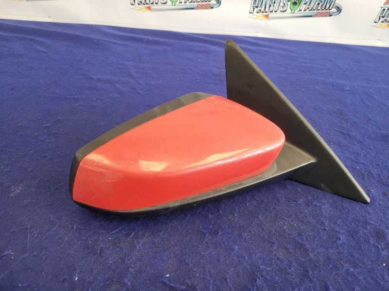 2013-2014 Ford Mustang GT Passenger Right Rear Mirror Glass Power Faded Red - The Parts Farm