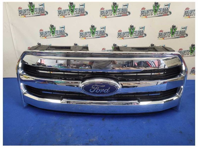 2015-2017 Ford F150 4x4 Pickup Truck Front Grille Center 3 Chrome Grill 2444 - The Parts Farm