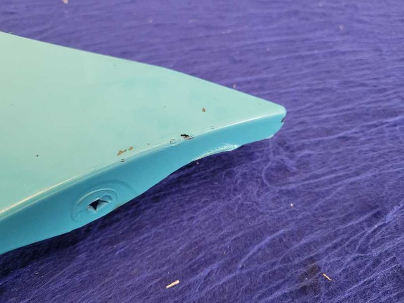 2014 Audi R8 V10 Plus Coupe Passenger RH Fender Extension Panel Broken 2136 - The Parts Farm