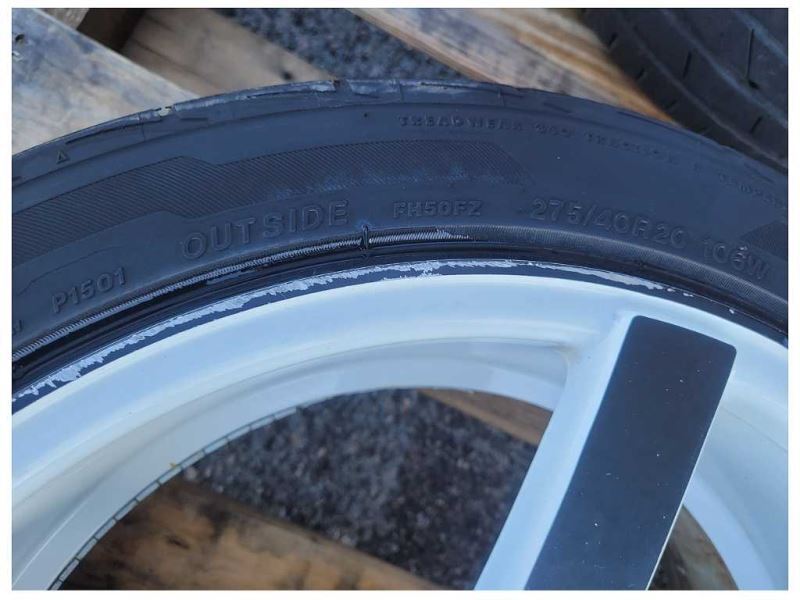 2010-2015 Chevy Camaro SS Rear STR Racing Wheel 20x10.5 Paint 5 Spoke Tire 2582 - The Parts Farm