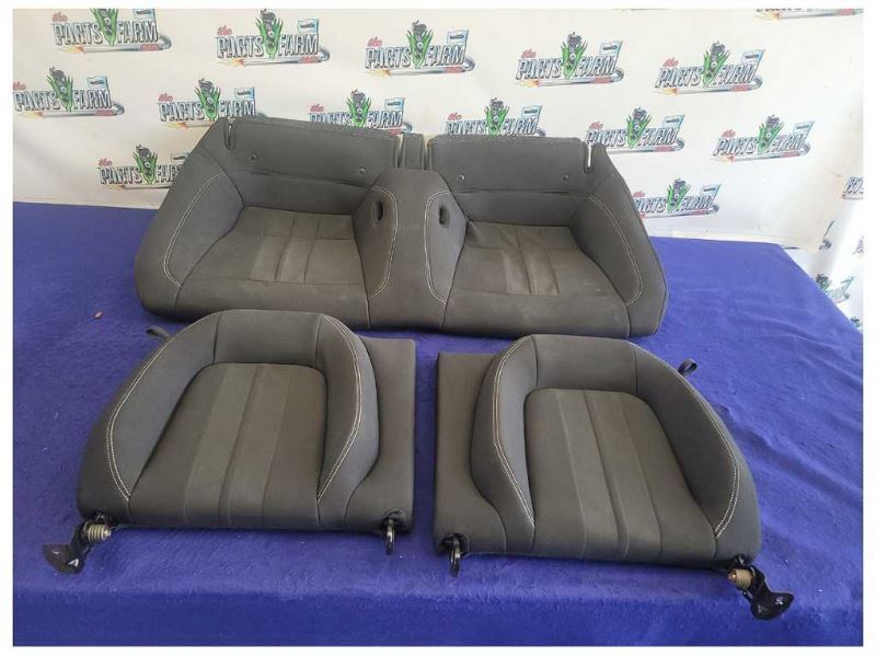 2018-2022 Ford Mustang GT S550 Rear Back Coupe Cloth Seats Upper Lower 2404 - The Parts Farm