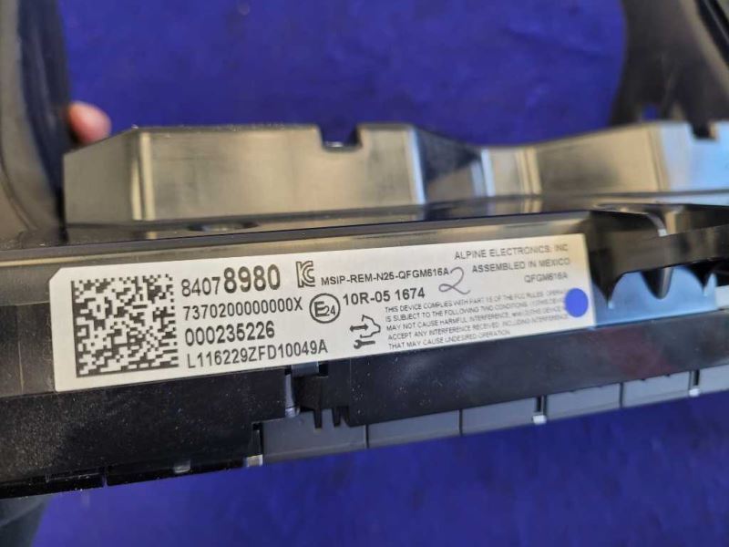 2016-2017 Chevrolet Camaro SS HVAC Temperature Control Dual Zone 2265 - The Parts Farm