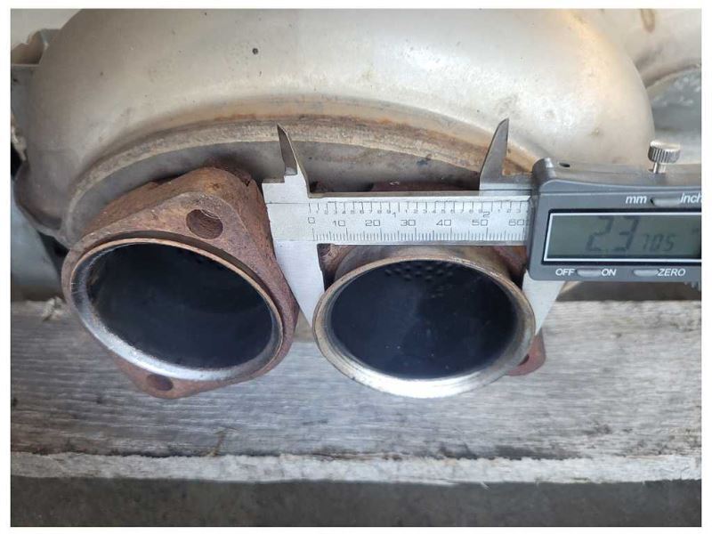 2005 BMW M3 E46 Coupe Muffler Rear Exhaust Quad *Bent Tip* 1953 - The Parts Farm