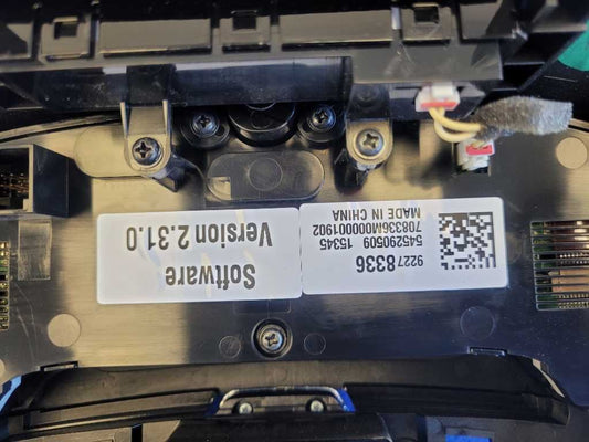 2016-2017 Chevrolet SS 6.2L Sedan HVAC Control Air Conditioning AC 2602