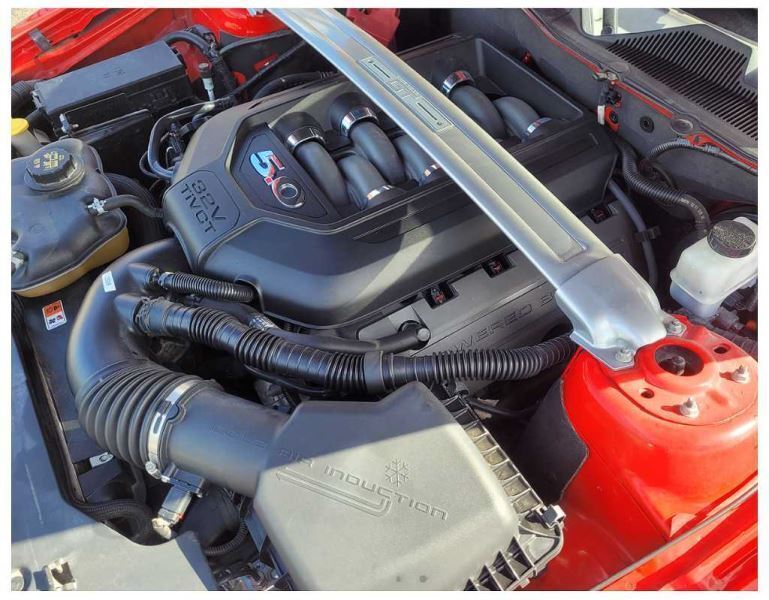 2013-2014 Ford Mustang GT 5.0L Upper Front Bumper Mounting Bracket Panel 2508 - The Parts Farm