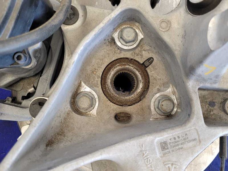 2017 2018 2019 2020 Tesla Model 3 Driver Left LH Rear Back Spindle Knuckle Stub - The Parts Farm