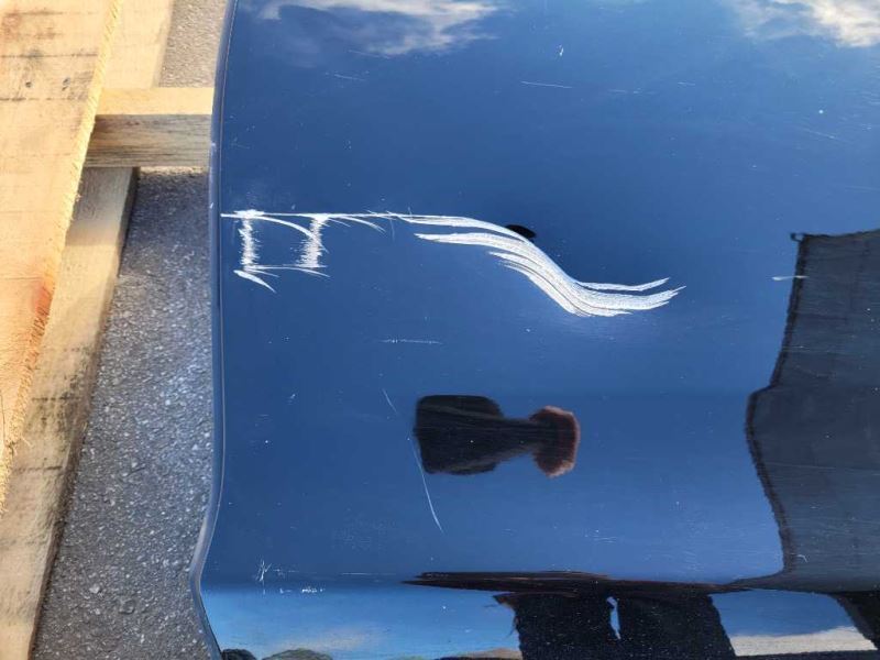 2014-2018 Cadillac CTS V 6.2 LT4 Sedan Driver Left Front Door Shell Paint Black - The Parts Farm